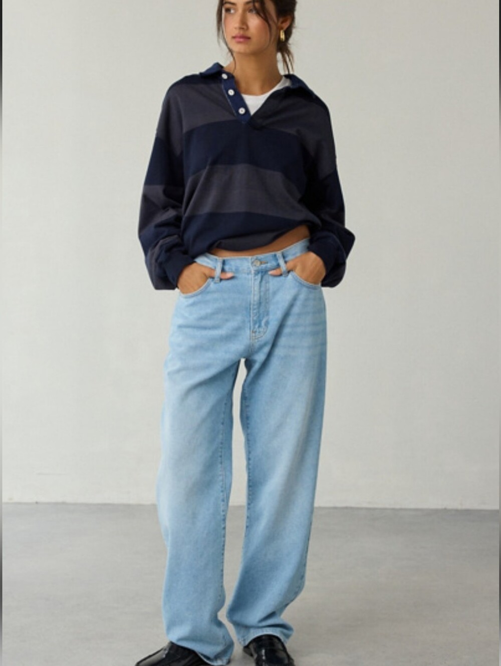 NWT BDG Olive Stovepipe Jeans ■ Mid-Rise Light Blue Size 27